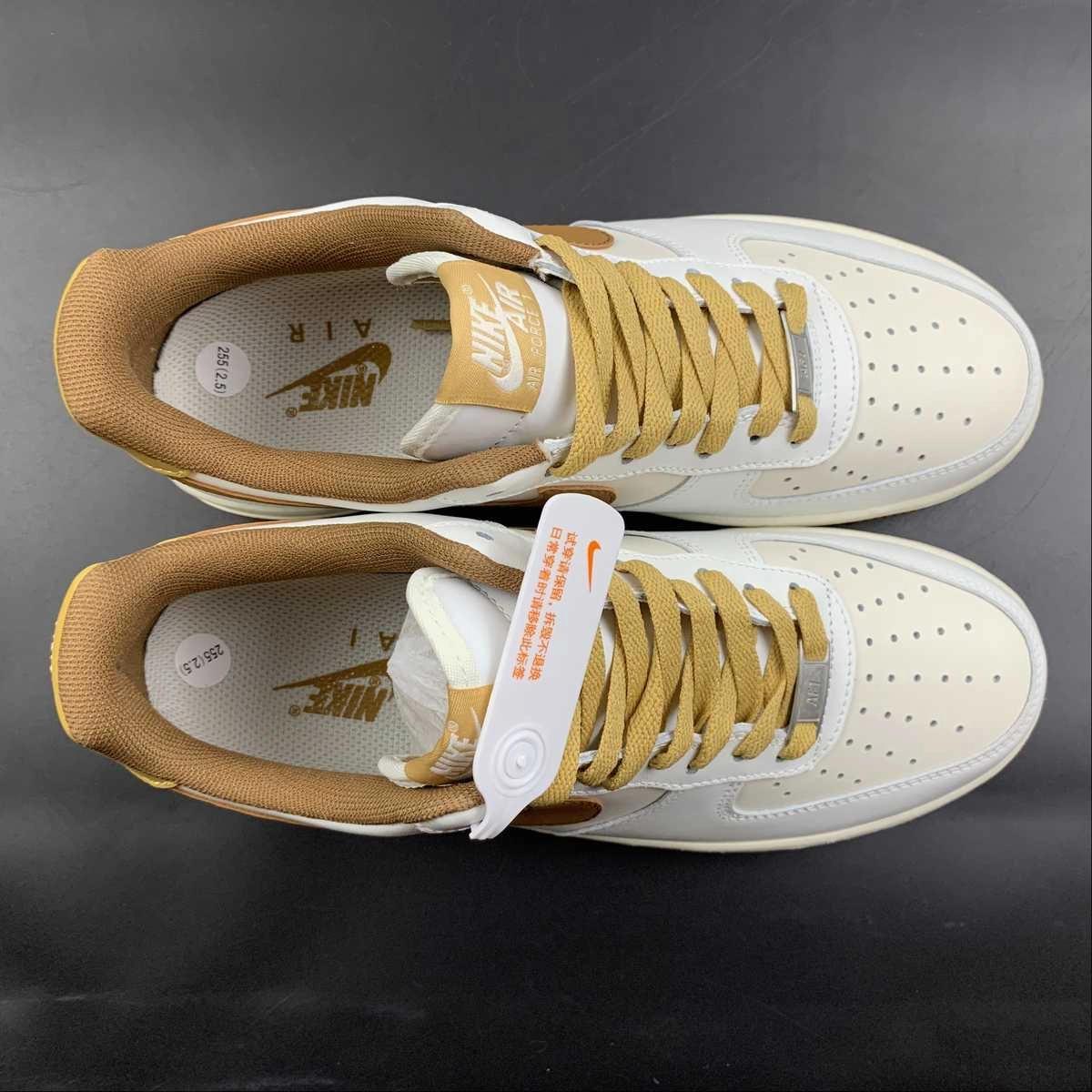 Sun Step Air Force 1 07 LV8 2 White Brown CW3388-204