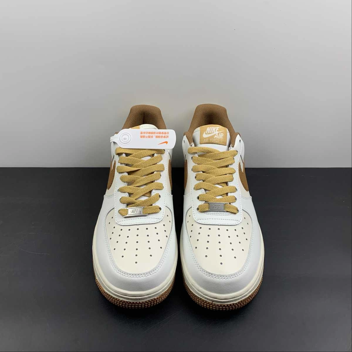 Kids Pick Air Force 1 07 LV8 2 White Brown CW3388-204