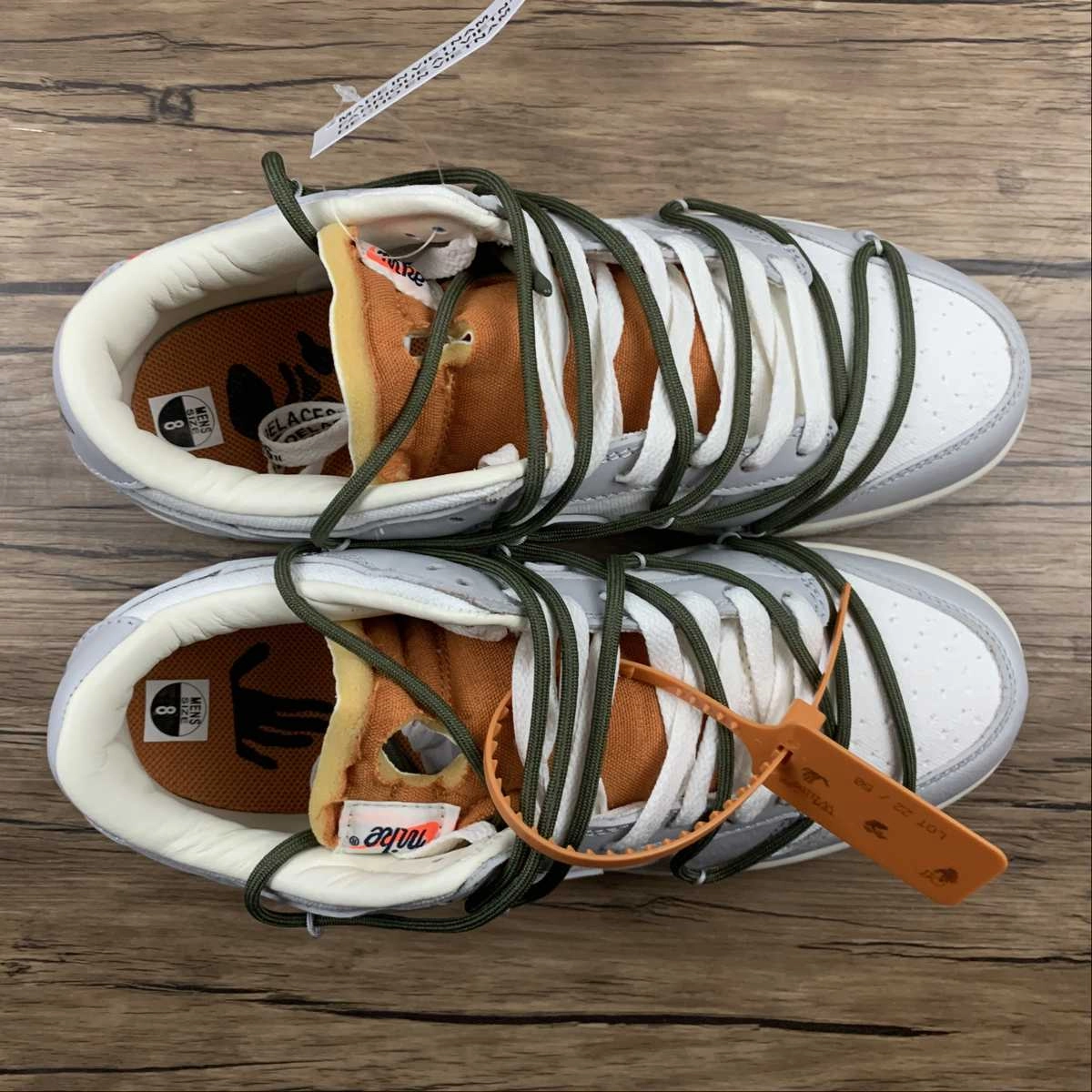 Versatile Silhouette Weekend Trip Dunk Low X Off-White 'Lote 22 de 50' DM1602-124