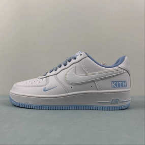 sports shoes Kith x Air Force 1 07 Low White Blue KT1659-003
