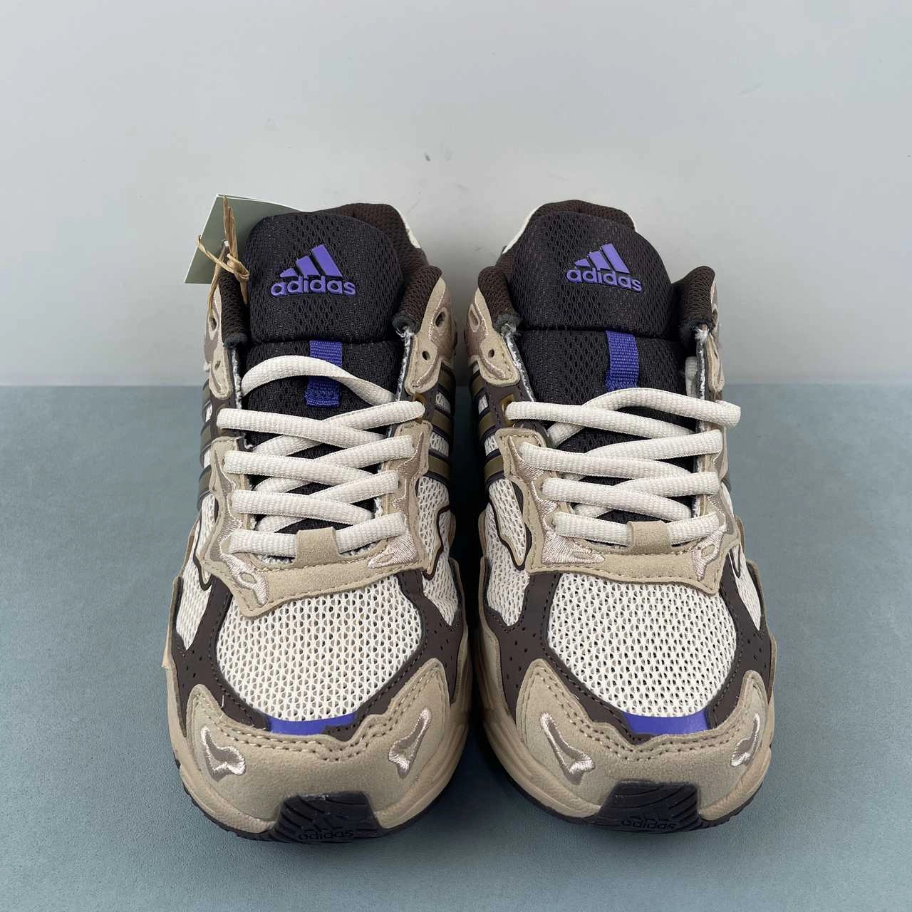 elevated - heel shoes decline running shoes Adidas Response CL x Bad Bunny Step Fine Ecru Tint Bronze Strata Earth Strata ID0780