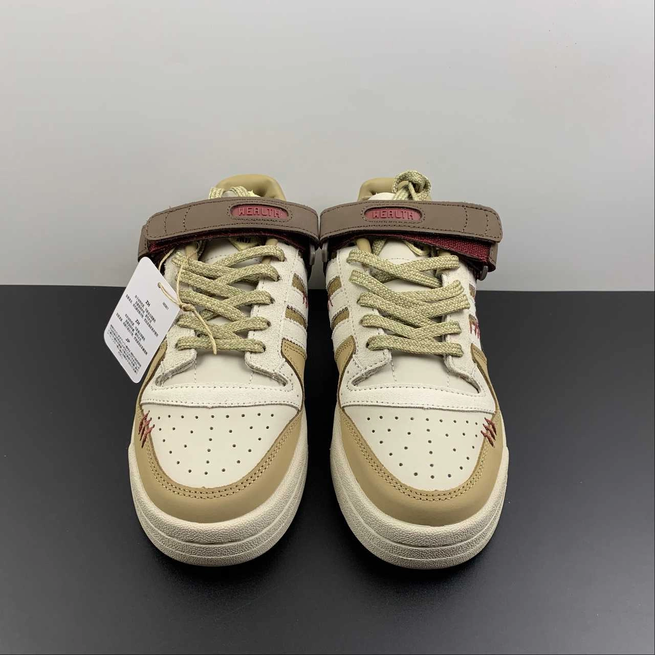 Elastic Ground Contact Sole Adidas Forum 84 Low Clear Brown Cardboard