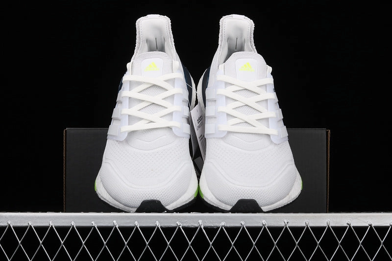 Breathable Fit Stability Zone Adidas UltraBoost 21 White Volt
