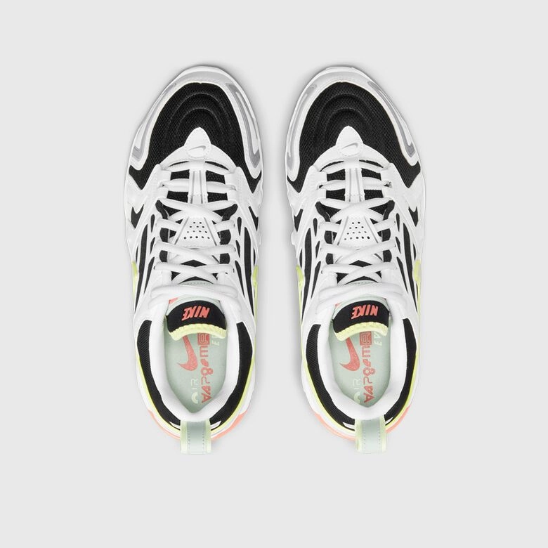 Air VaporMax EVO White Black Volt DC9222-101 Elastic Material Microperforated Ventilation