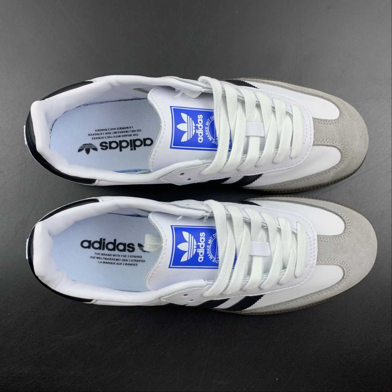 Modern Look Adidas SAMBA OG White Black Granite B75806