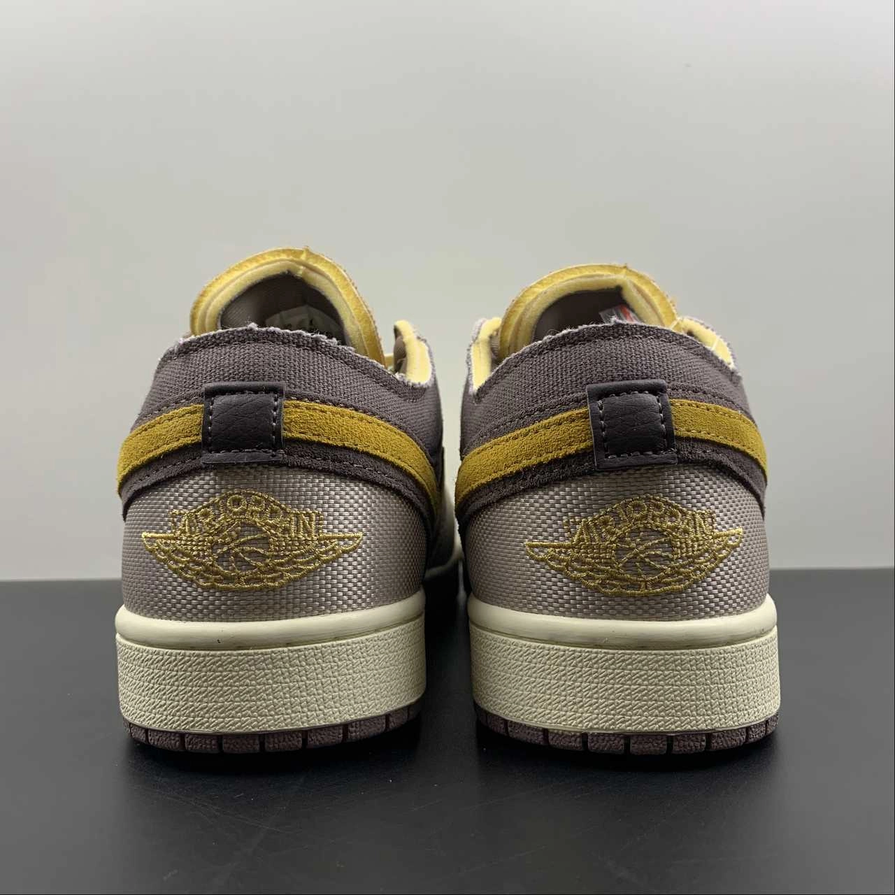 All-purpose stability Hydrophobic Fabric Air Jordan 1 Low SE Craft Taupe Haze Mint Foam Celestial Gold Sail DN1635-200