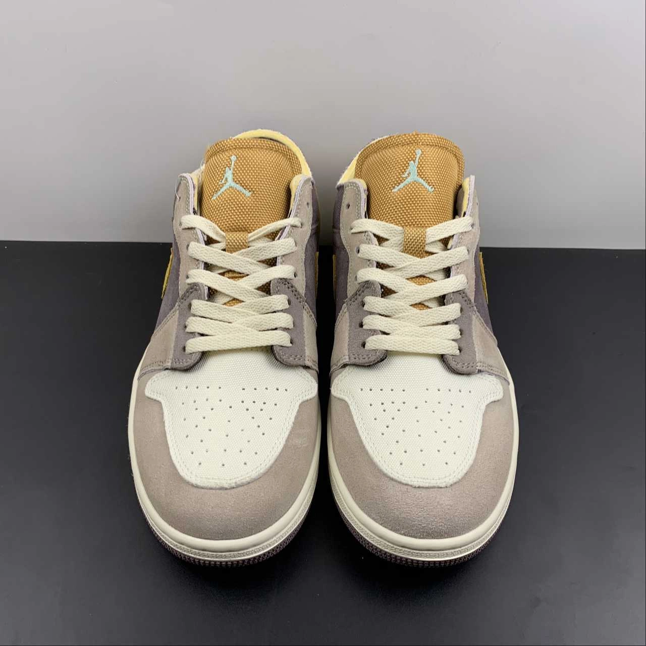 Air Jordan 1 Low SE Craft Taupe Haze Mint Foam Celestial Gold Sail DN1635-200 Shock Dispersing Tech Dual Density Cushioning