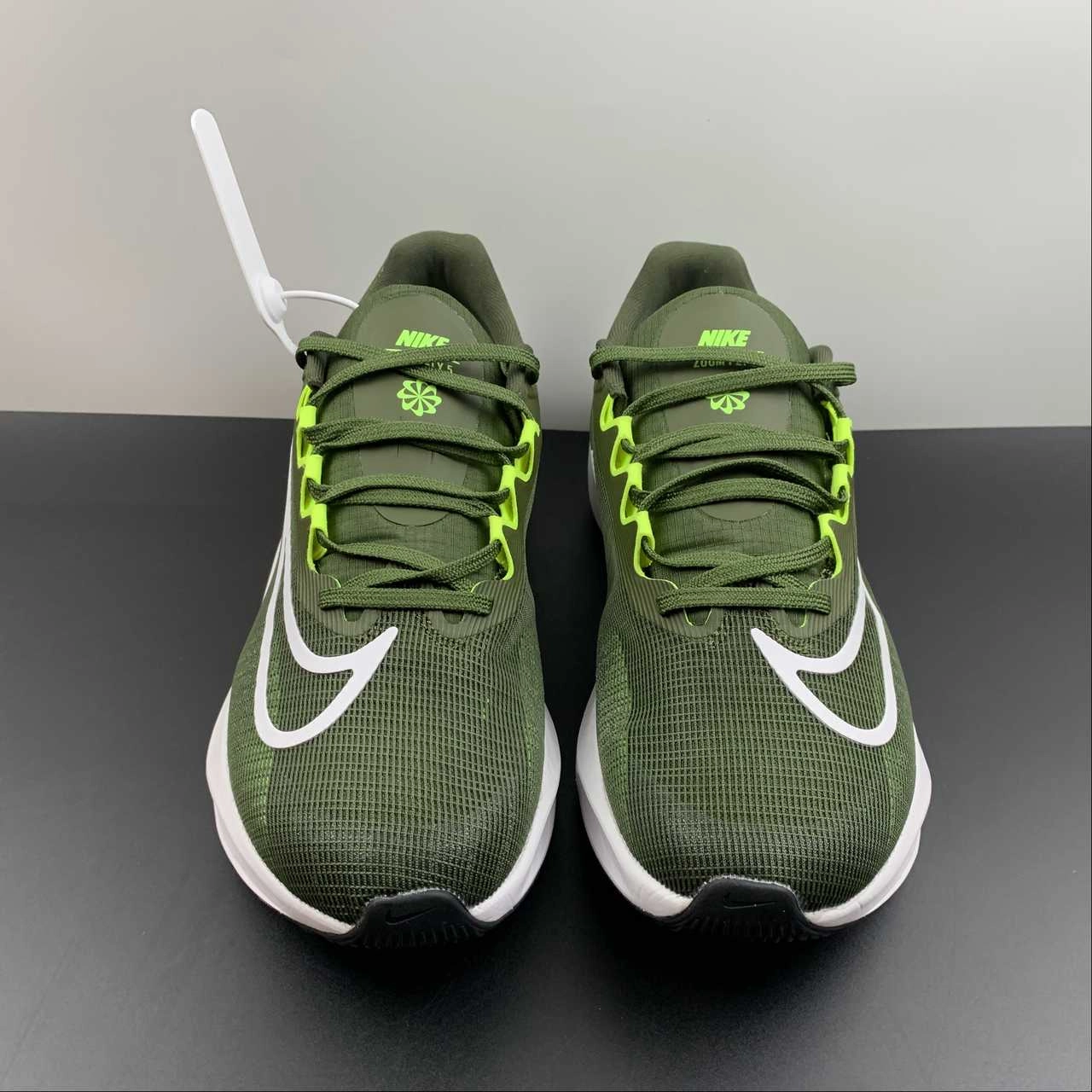 Recovery Day Zoom Fly 5 Olive Green Black-White DM8968-301