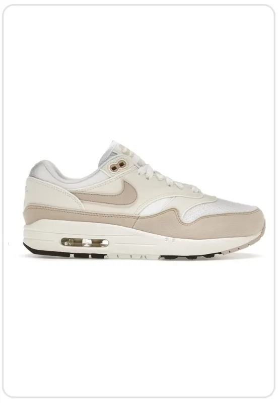 foggy - day shoes narrow - fit - for - narrow - feet shoes Nike Air Max 1 Pale Ivory Sanddrift
