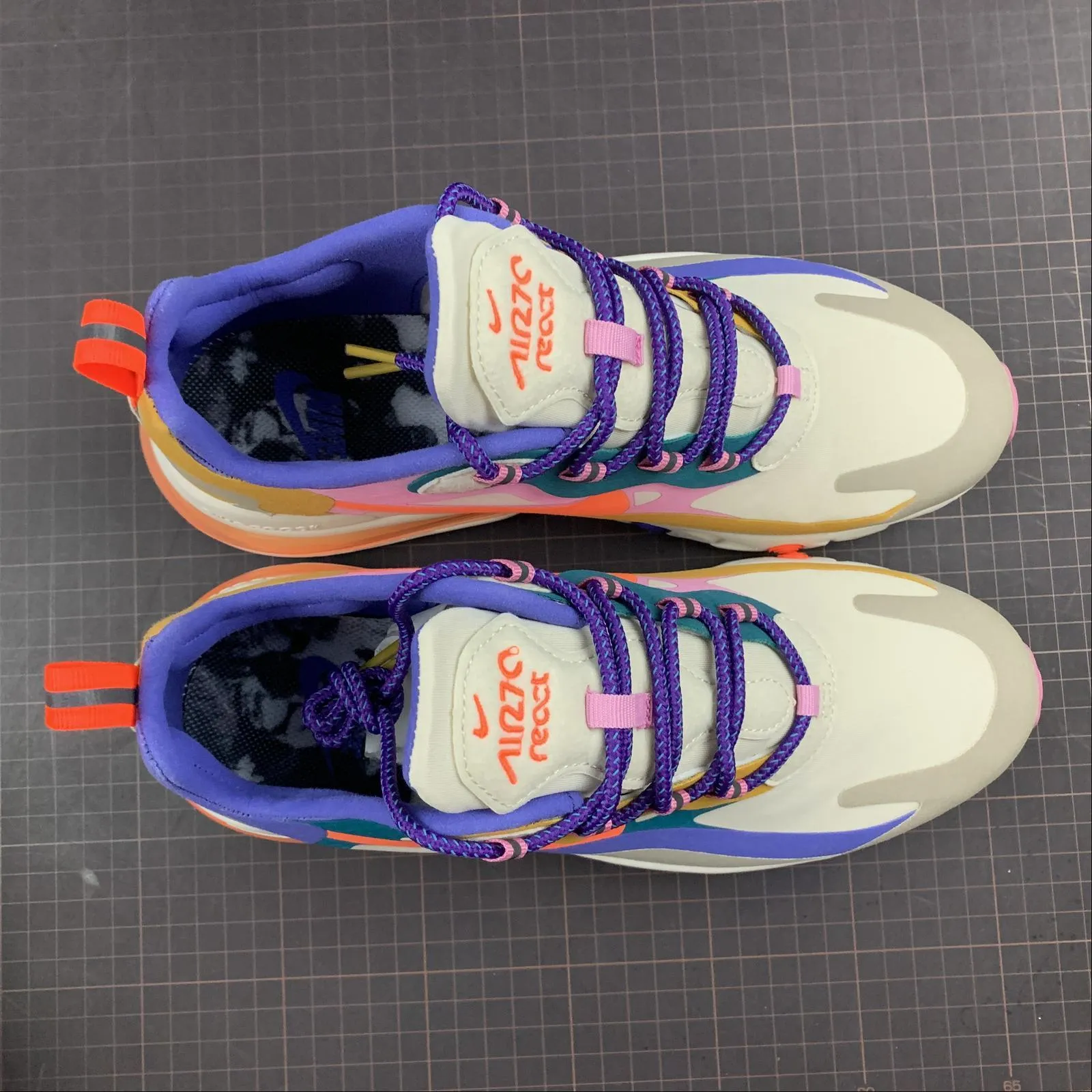 animal - themed running gear Air Max 270 React LT Orewood Brn Hyper Crimson CU3014-181