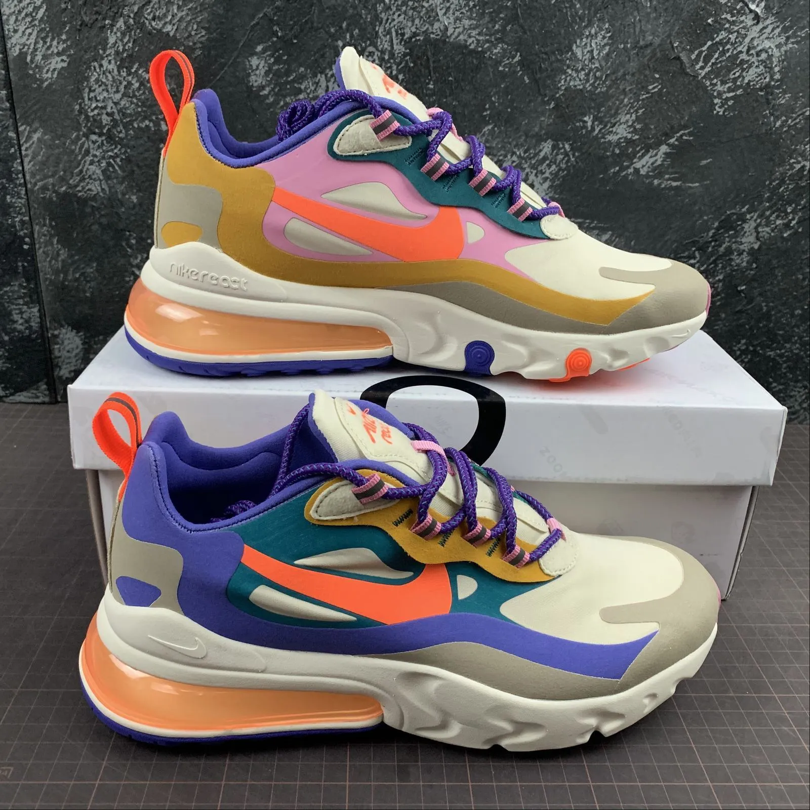hassle - free Air Max 270 React LT Orewood Brn Hyper Crimson CU3014-181