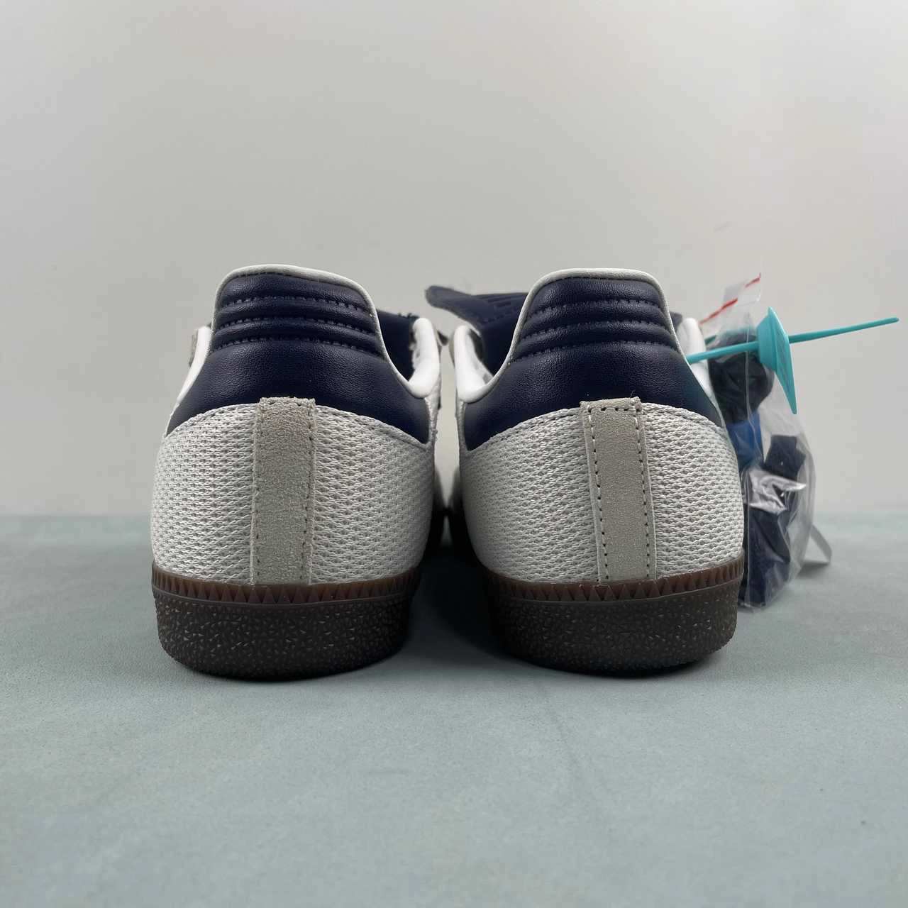 School Go Adidas Samba LT Crystal White Dark Blue Gum IE9169