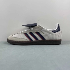 Adidas Samba LT Crystal White Dark Blue Gum IE9169 Quick lace Cushioned Feel