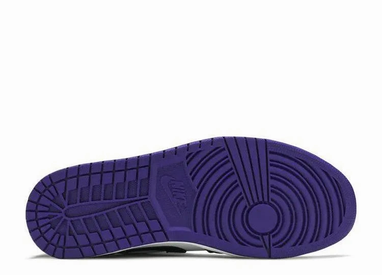 Waterproof Lining Bold Details Air Jordan 1 Low Court Purple