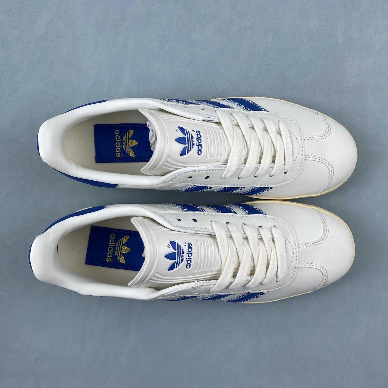 Adidas Gazelle Shoe Palace Ivory Bold Blue IF4599 Dribble Hike