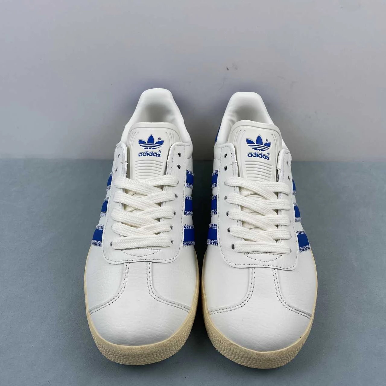 Rock Hike Adidas Gazelle Shoe Palace Ivory Bold Blue IF4599