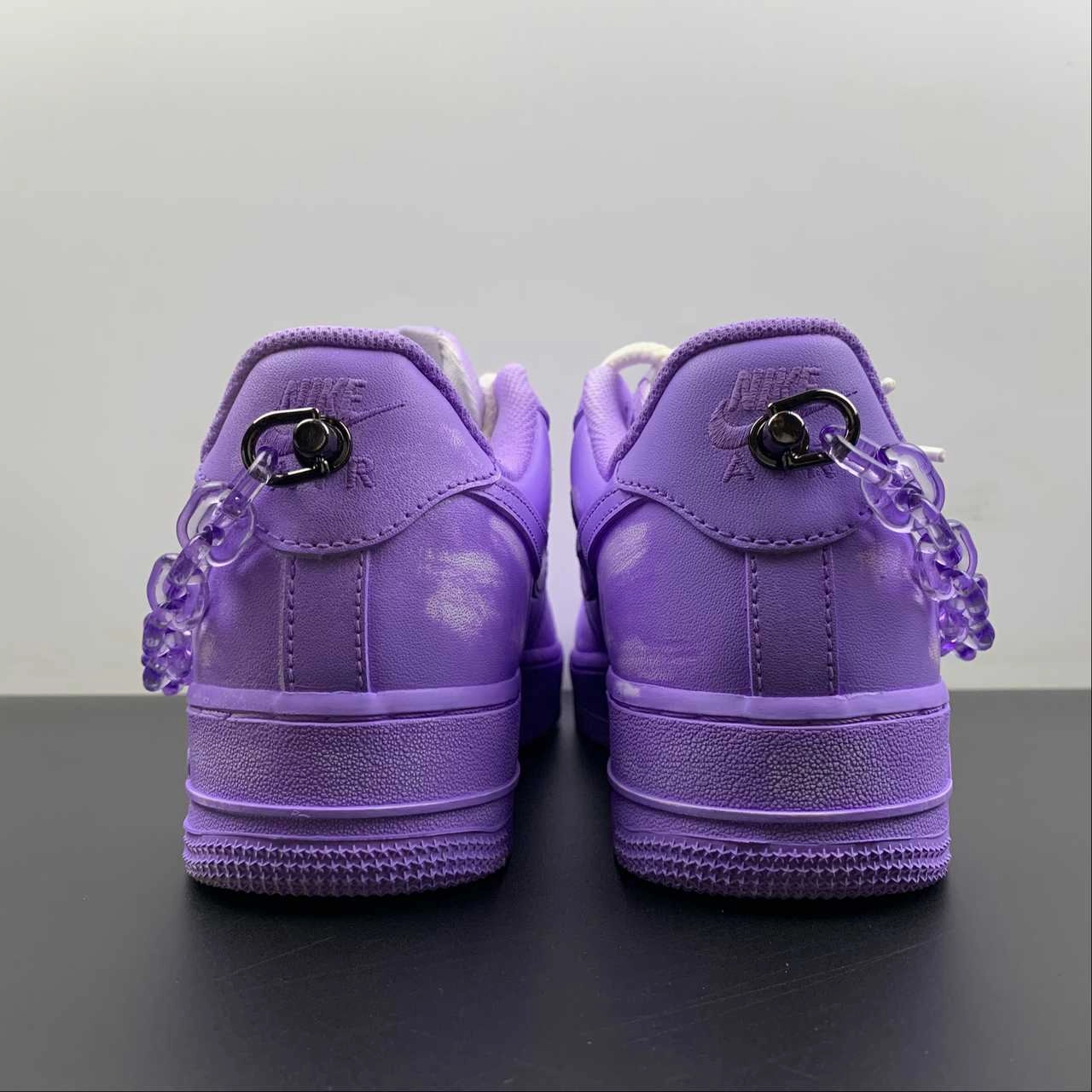 Air Force 1 07 Low Customised Purple CW2288-111 Slip-On Comfort