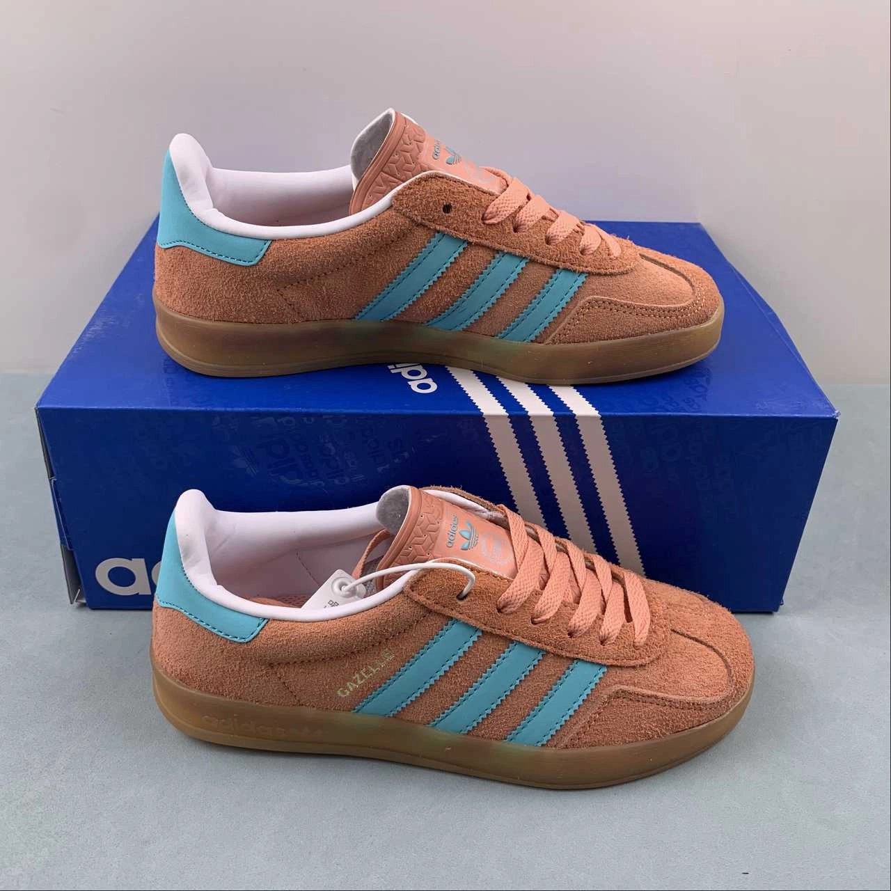Adidas Gazelle Bold Orange Mint Gum IH7499 Easy Movement