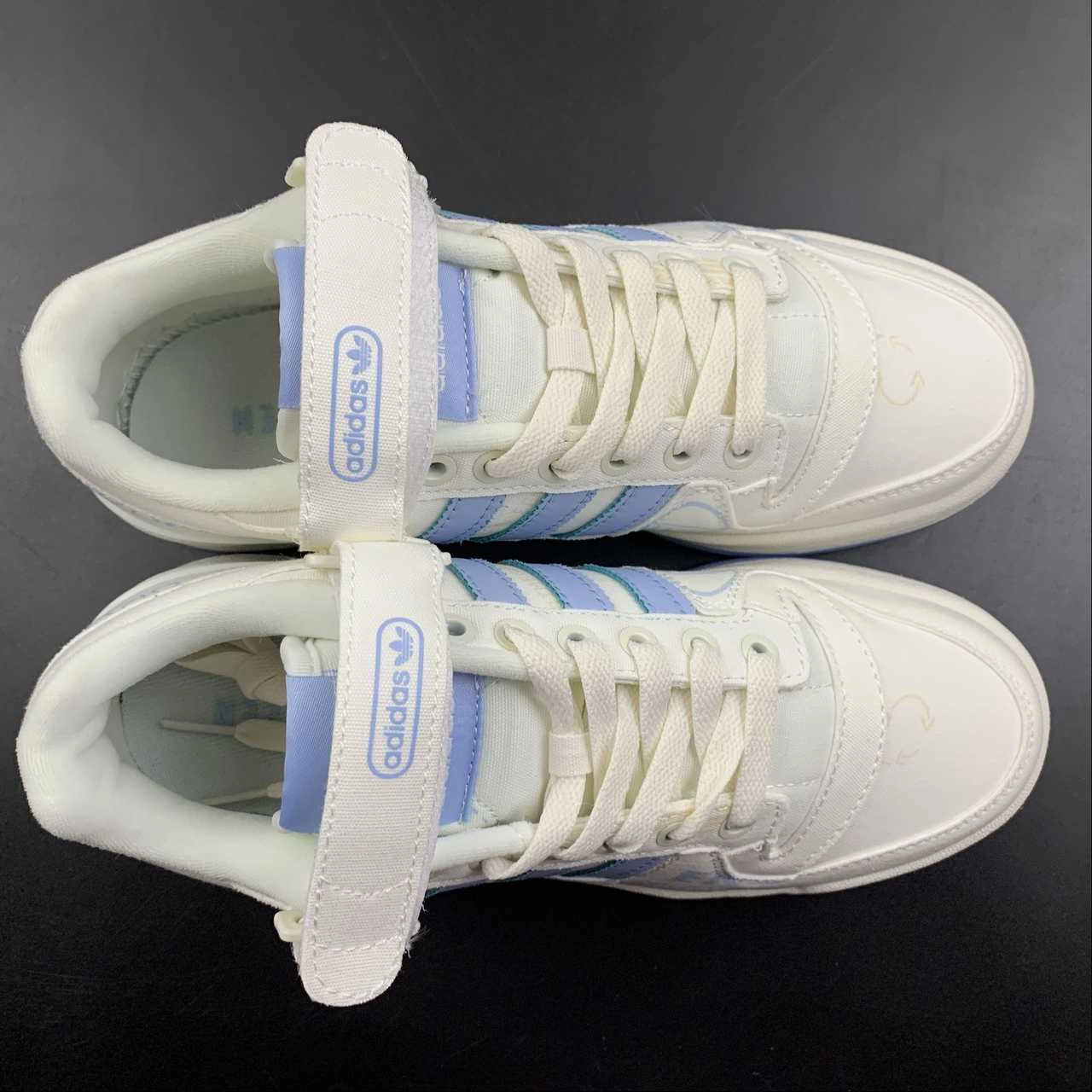 Comfortable Footwear Adidas Forum 84 Low White Blue GY7985