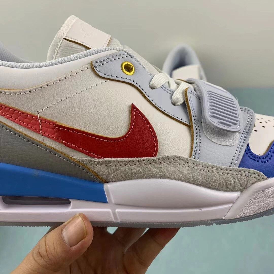 Shock   Proof Defensive Cushioning Air Jordan Legacy 312 Low Red White Blue FN8902-161