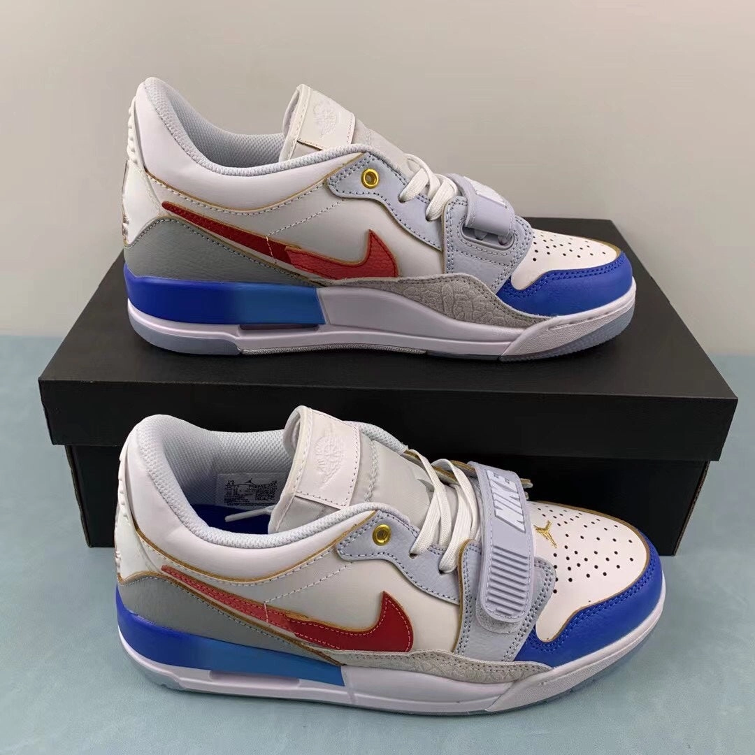 KnittedUpper Highquality Air Jordan Legacy 312 Low Red White Blue FN8902-161