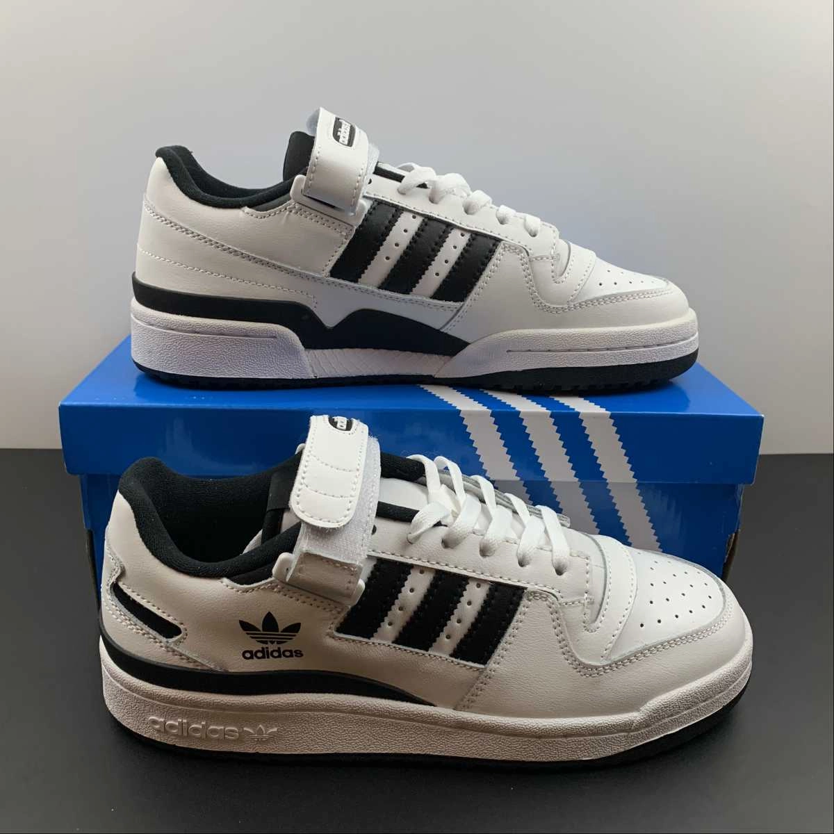 Adidas Forum Low White White Black Ventilation Channel Tech