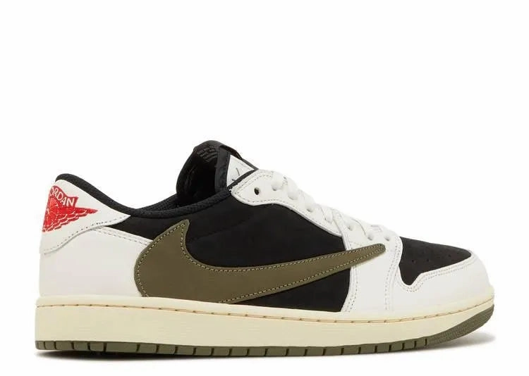 Air Jordan 1 Low Travis Scott Olive (W) Wireless Lacing Tech