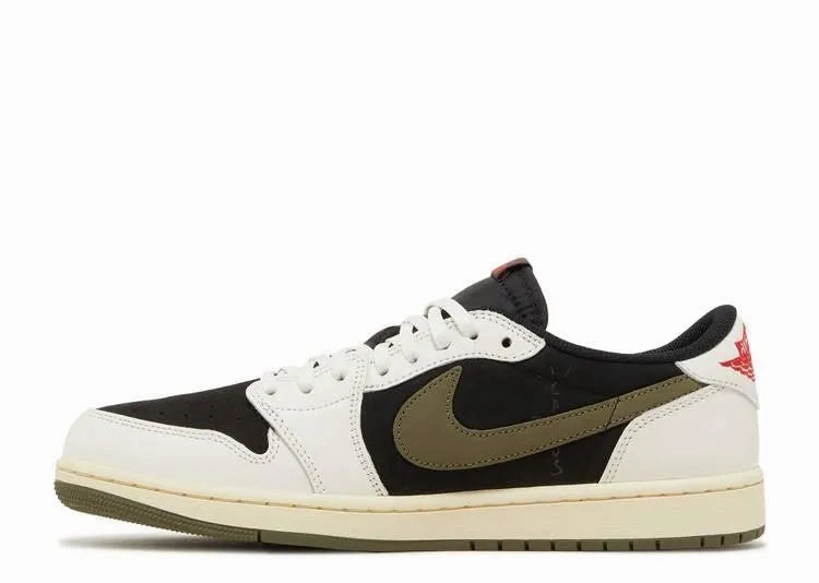 Lace Lock Air Jordan 1 Low Travis Scott Olive (W)