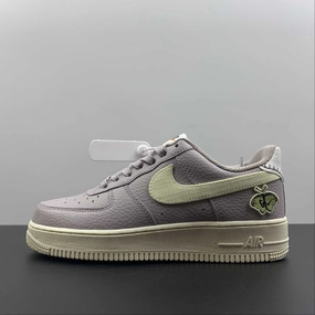 Walking Essential Air Force 1 07 Low SE Amethyst Ash Pink Oxford Black Pale Ivory DJ6378-500