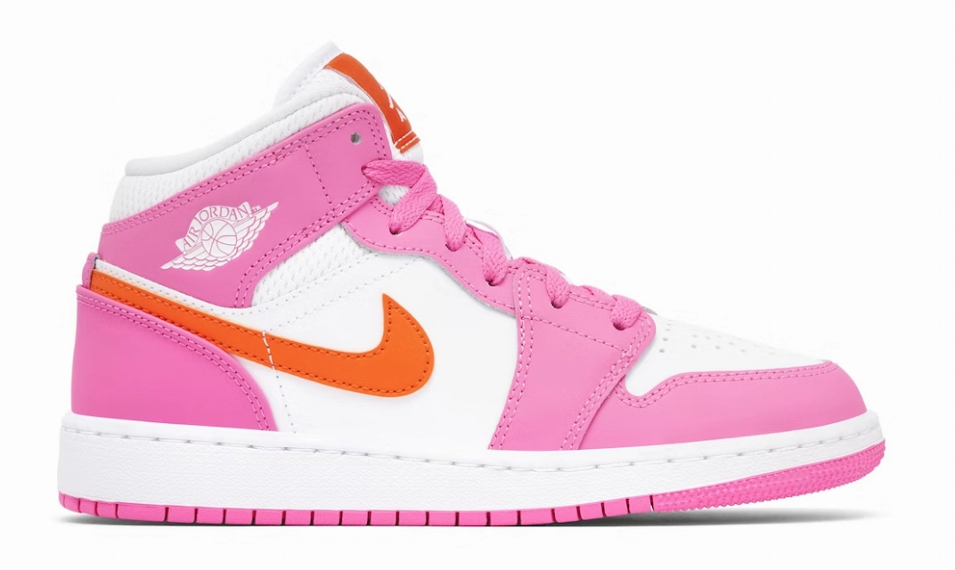 jordan 1 mid (gs) pinksicle Hypoallergenic Lining Layered Chic