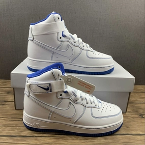 Fun run Orange Pop Air Force 1 High 07 White White-Racer Blue CV1753-101