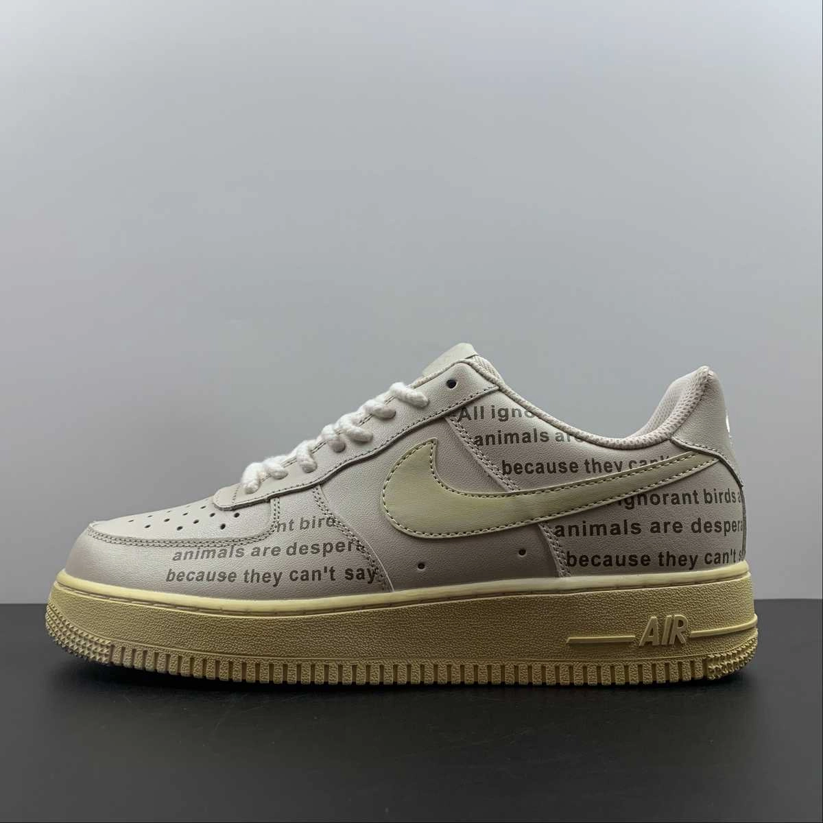 Air Force 1 07 QS White Yellow Black Ready Step