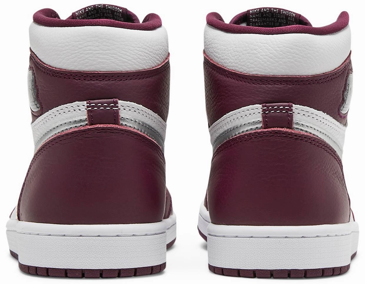 Nike Jordan 1 High Bordeaux Grip Enhancing Pattern
