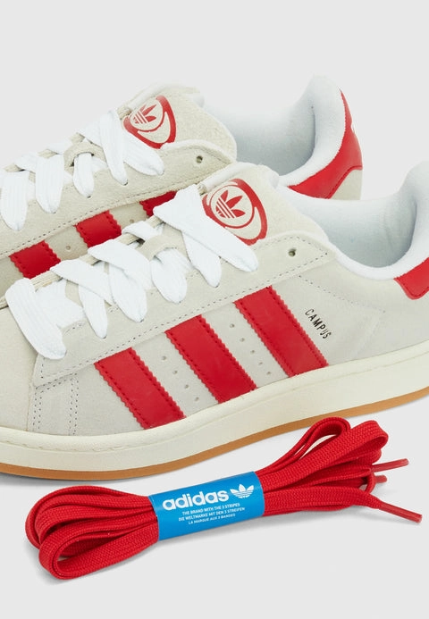 Adidas Campus 00s Crystal White Better Scarlet Cushion Feel