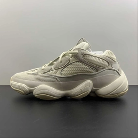 multi - terrain running shoes beginner suitability Adidas Yeezy 500 Bone White FV3573