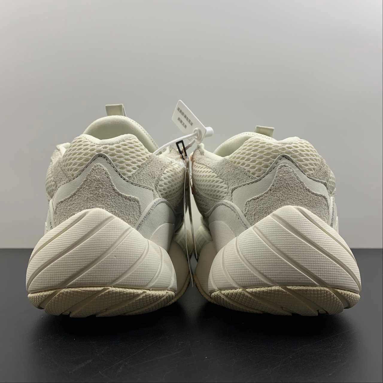 running in a cave area shoes road use Adidas Yeezy 500 Bone White FV3573