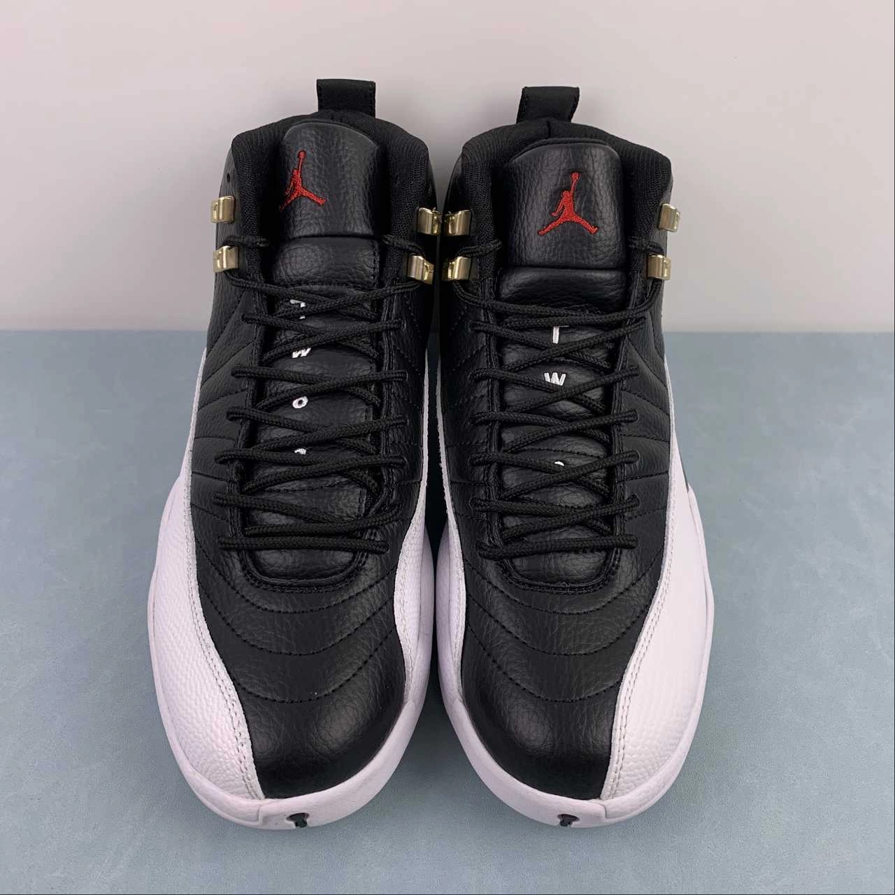 High Jump Workout Air Jordan 12 Retro Black Varsity Red White CT8013-006