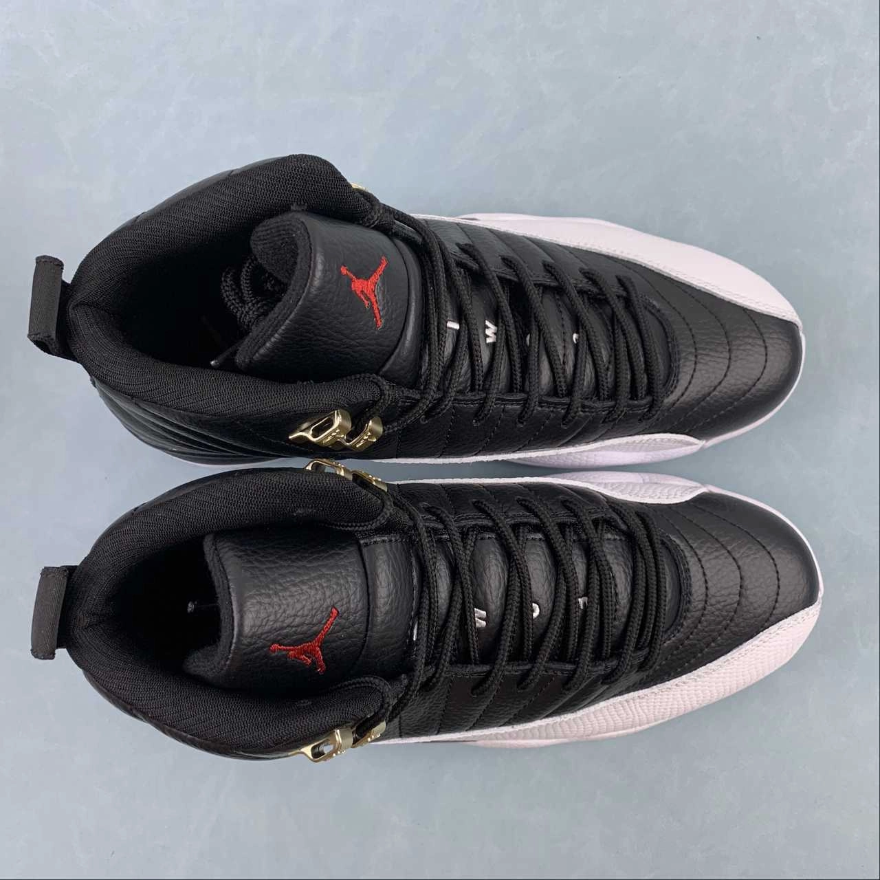 RubberTraction Air Jordan 12 Retro Black Varsity Red White CT8013-006