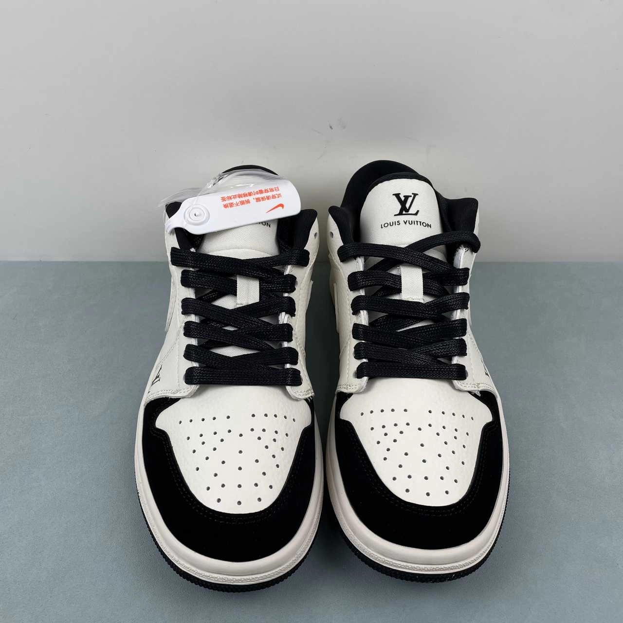Air Jordan 1 Low LV Off White Black WG8850-006 Lightweight Cushion Casual Ease