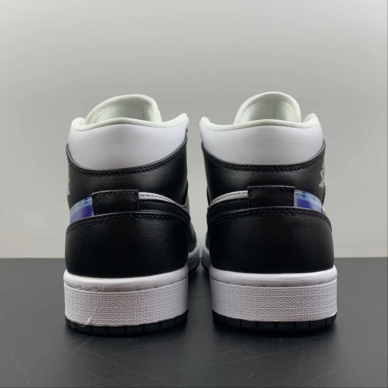 Abrasion Protection Air Jordan 1 Mid Black White DR9495-001