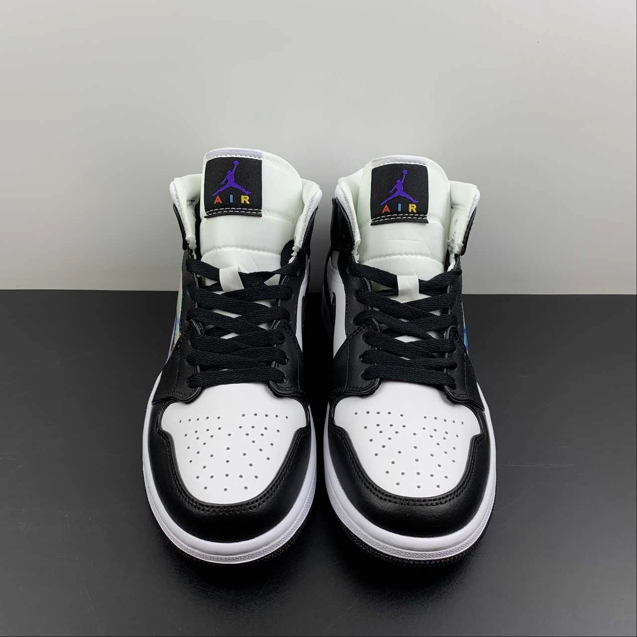 Air Jordan 1 Mid Black White DR9495-001 Agile Wear Structured Feel