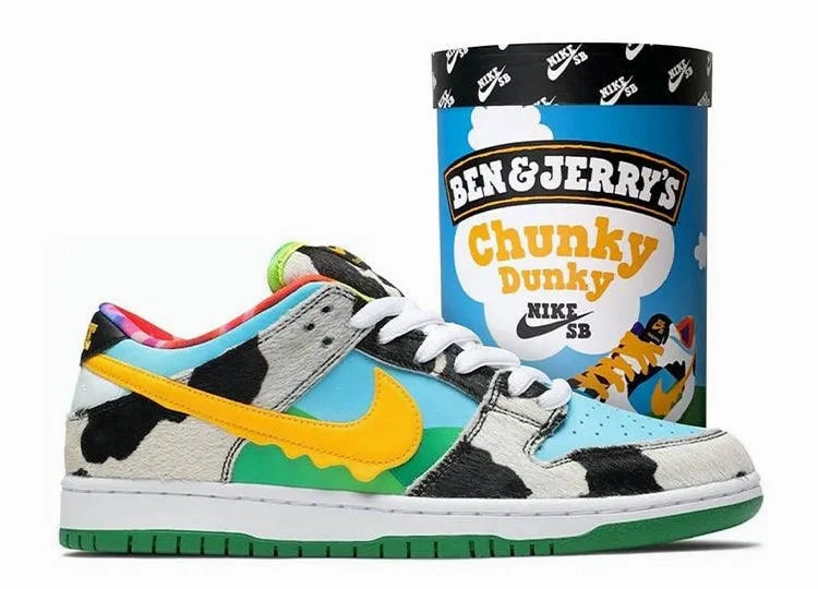 Nike SB Dunk Low Ben & Jerry's Chunky Dunky Special Box Clean Edge