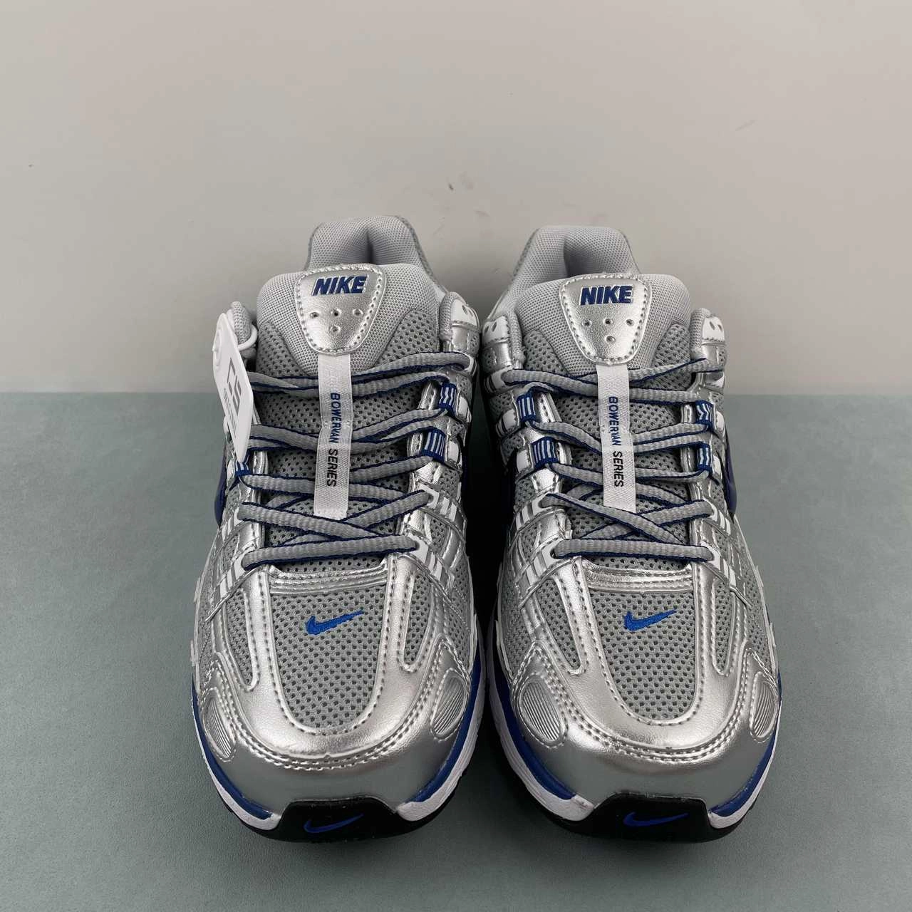 Nike P 6000 Metallic Silver White Black Team Royal BV1021-001 Studio Session