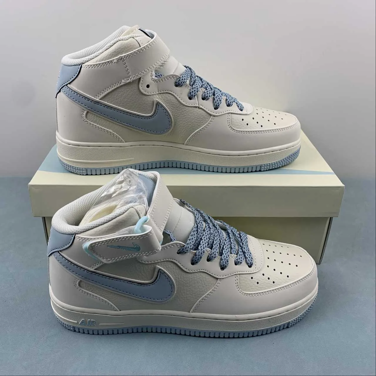 Herd Hike Ridge Hike Air Force 1 07 Mid Off White Light Blue SH0235-555