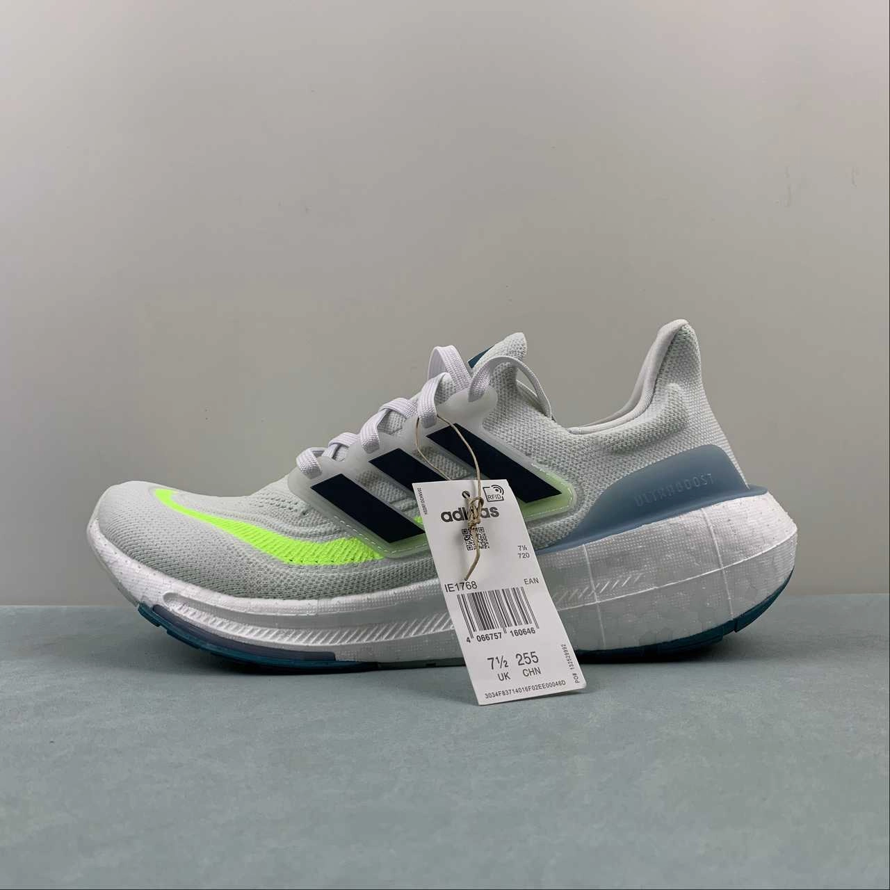 Hydrophilic Sweat - wicking Adidas UltraBoost Light Cloud White Arctic Night Lucid Lemon IE1768