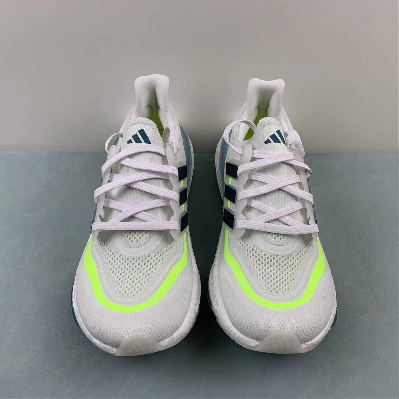 Adidas UltraBoost Light Cloud White Arctic Night Lucid Lemon IE1768 Dry running long - distance runner shoes