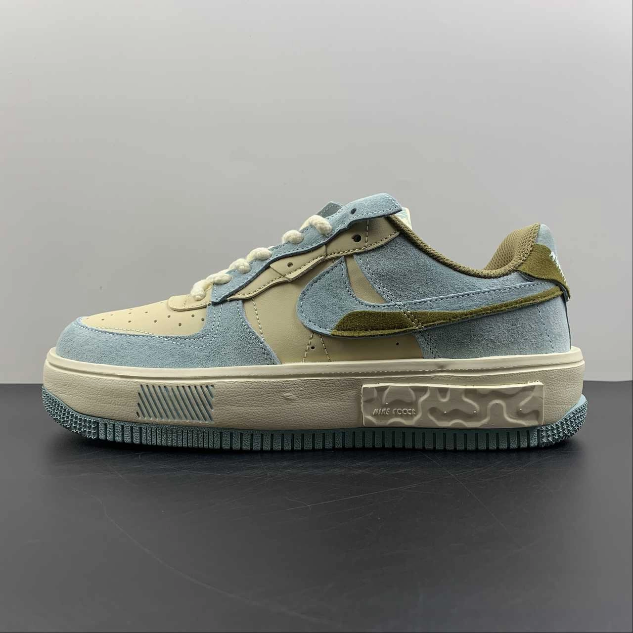 Go Style QuickDry Air Force 1 FONTANKA MoonLight Yellow CW6688-805
