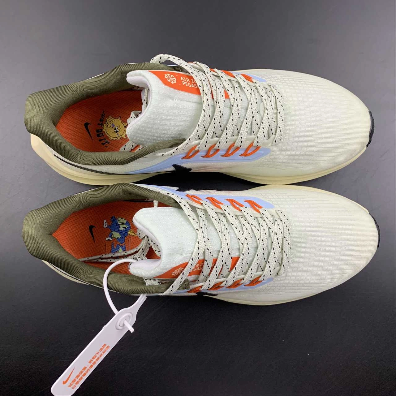 All weather Slip Resistant Air Zoom Pegasus 39 White Total Orange Black DX6050-101