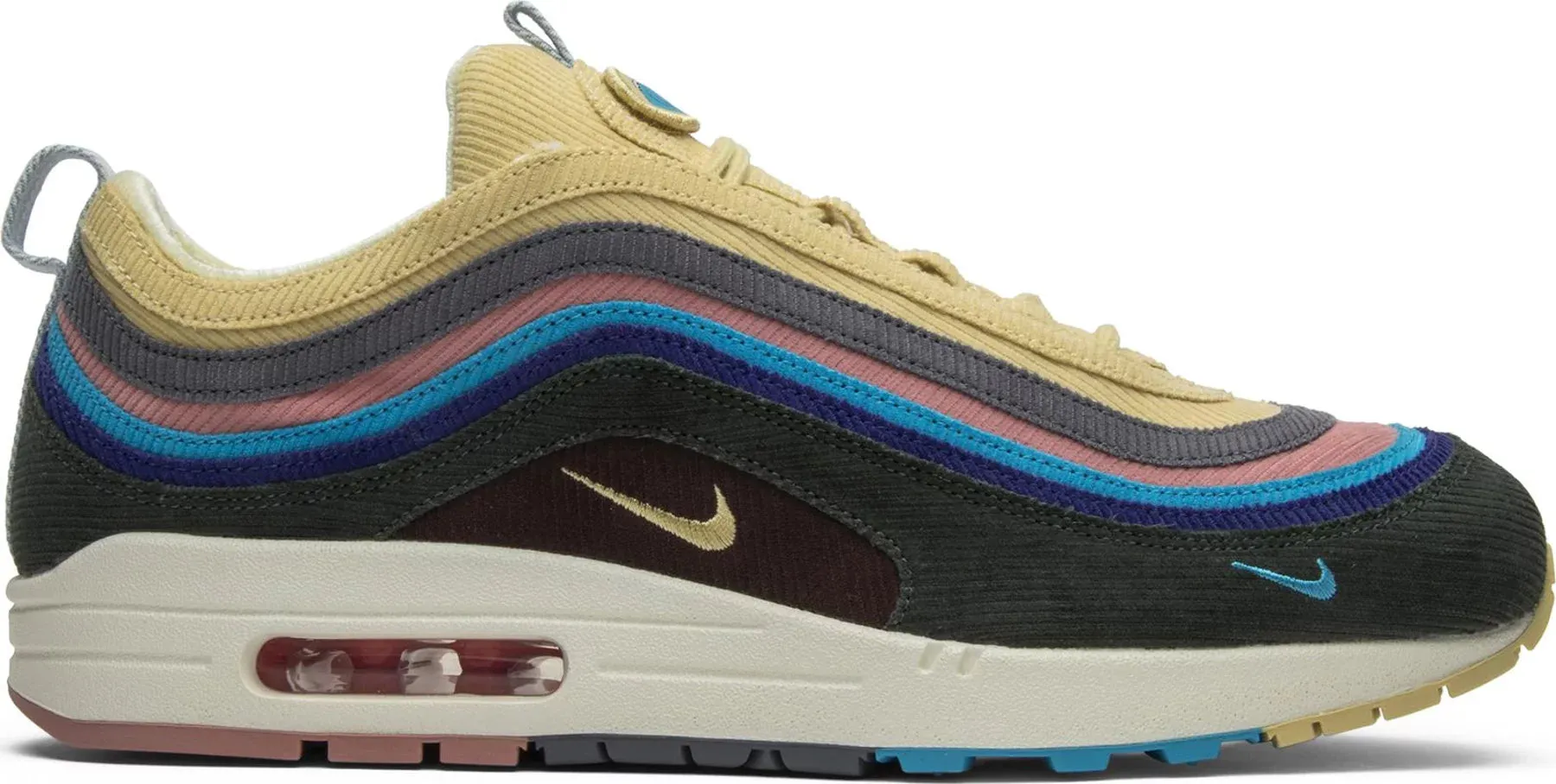 Nike Air Max 1/97 x Sean Wotherspoon running during a foggy day