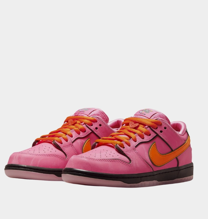 Nike Dunk Low SB X The Powerpuff Girls QS Blossom Modern Casual Sleek Edge